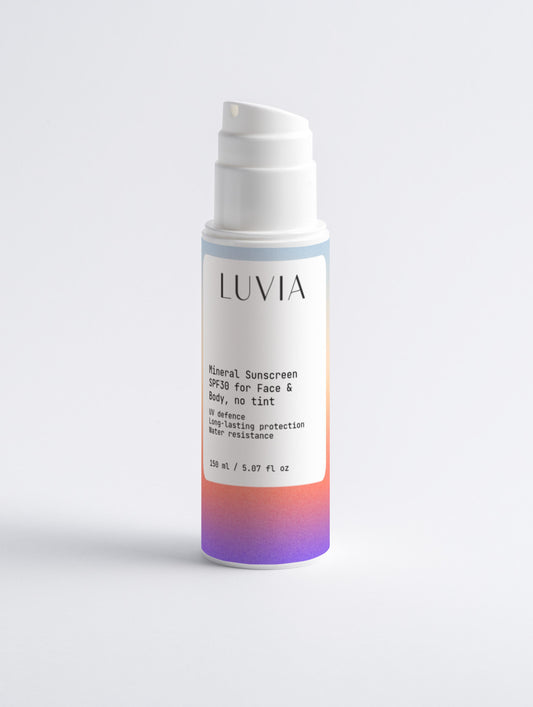 Mineral Sunscreen SPF30 for Face & Body, no tint