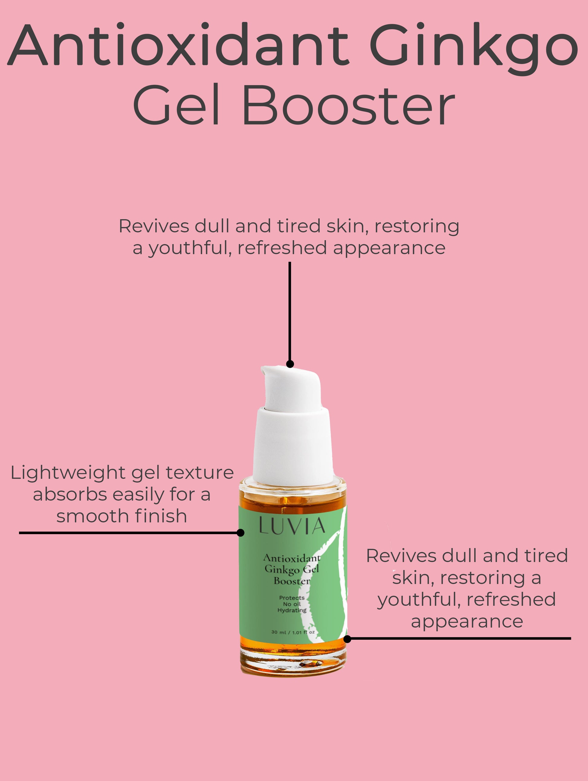Antioxidant Ginkgo Gel Booster