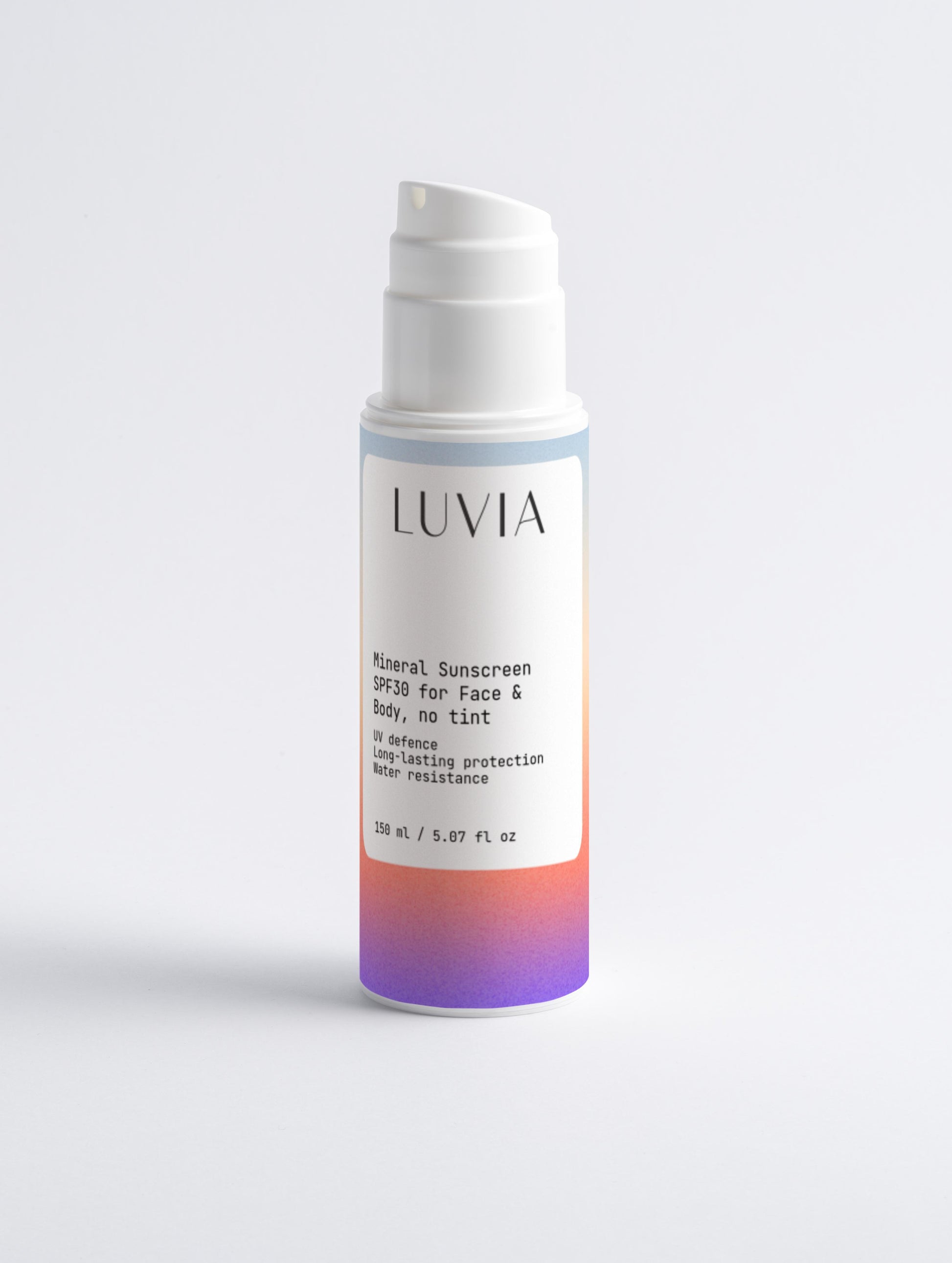 Mineral Sunscreen SPF30 for Face & Body, no tint